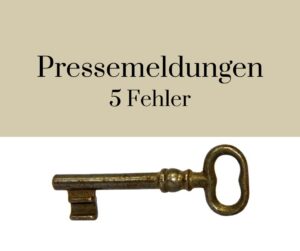 Pressemeldungen
