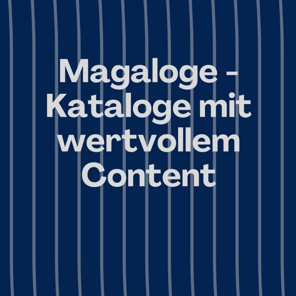 Kataloge mit Content